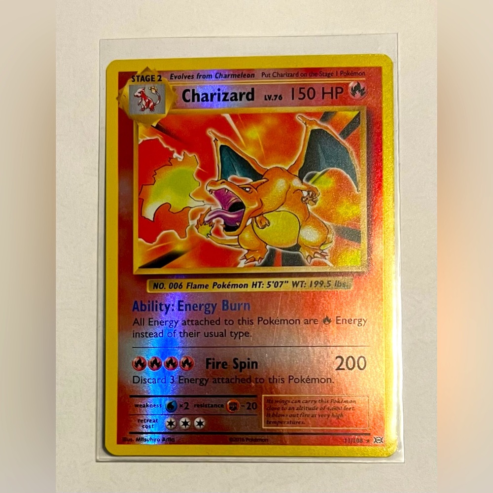 Pokemon Evolutions 11/108 Legendary Reverse Holo Charizard